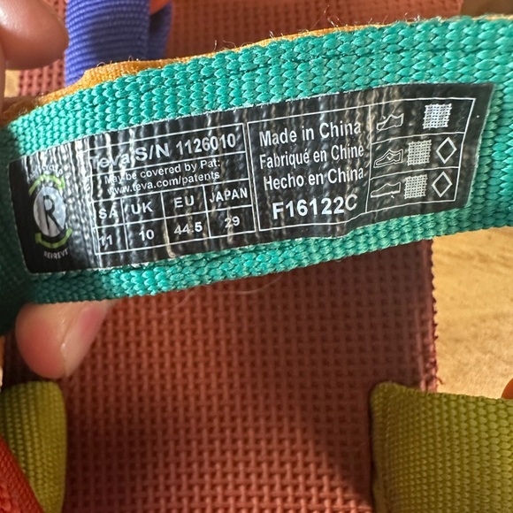 Teva Multicolor Adjustable Sandals - Picture 12 of 12